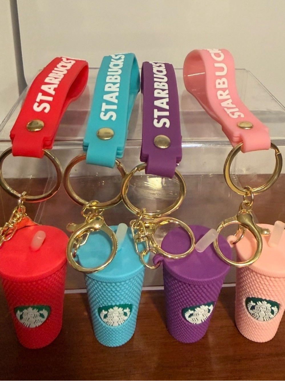 Starbucks Tumbler Keychains/Bag Charms